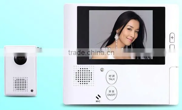 Intercom Visual Digital Door Viewer with 3X Magnification Zoom IN Supporting