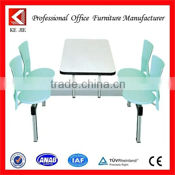 Modern Dining Sets/canteen Table and Chairs Four Seats/iron Table and Chair photo-6