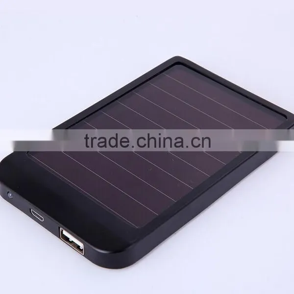 2600mah High Capacity Portable Solar Rechargeable USB Power Bank External Battery Charger Pack for Cellphone photo-3