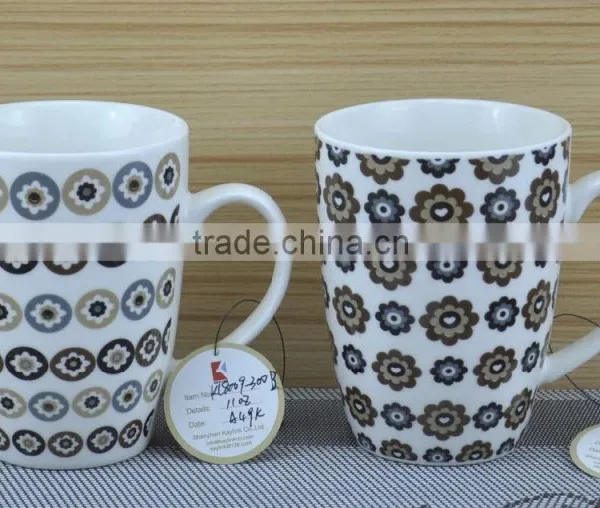 14OZ Pussy Cat Fully Decal Printed Ceramic Cup, Shiny Surface New Bone China Coffee Cup, KL5001-10699 photo-2