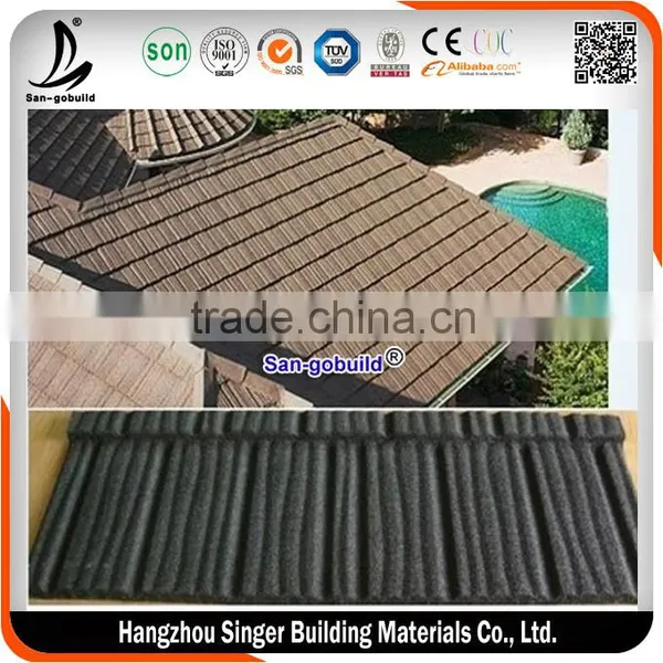 New Design Stone Coated Metal Roofing Tile, Terrabella Classic Stone Coated Metal Roof Tile photo-5