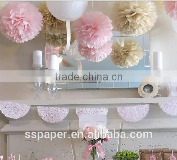 Artificial Flowers Cheap Wholesale Paper Flowers Pom Poms photo-2