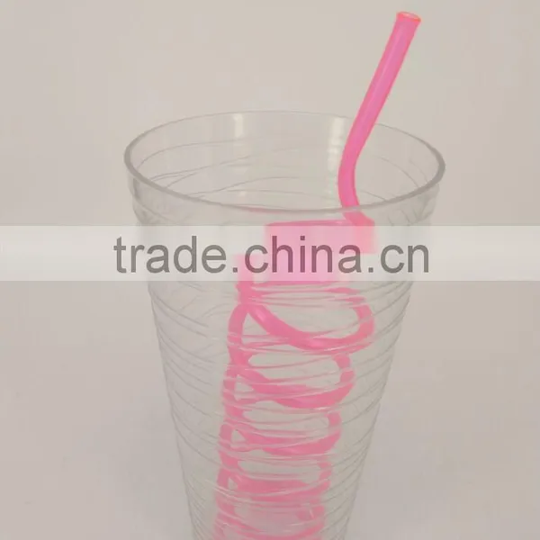 Water Bottle With Single Wall 700ml With Straw photo-3