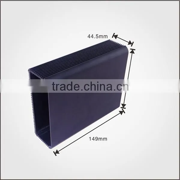 Anodizing Aluminum Electronics Enclosure Heatsink in Black Color photo-2