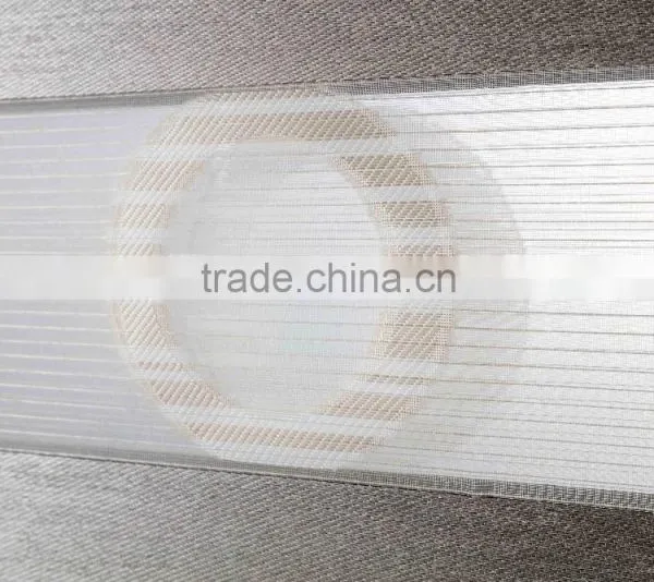 Blackout Double Layer Zebra Roller Shades, Office Curtain photo-4