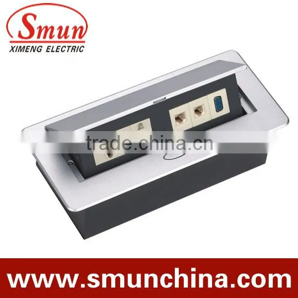 Floor Socket, Floor Switch 2 Poles /3 Poles /5 Poles Golden, White, Black photo-4