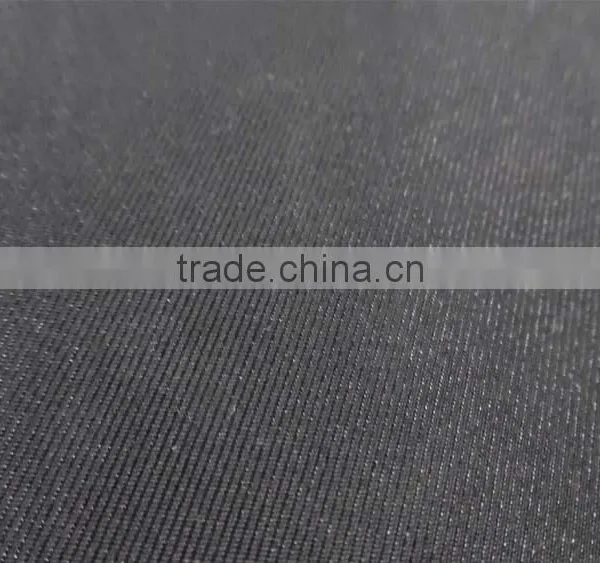 Black Twill TR Suit Fabric Stock 30938 photo-3