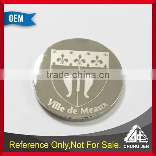 Wholesale Bulk Cheap Custom Gold Nickle Euro Trolley Token Manufacturers photo-3