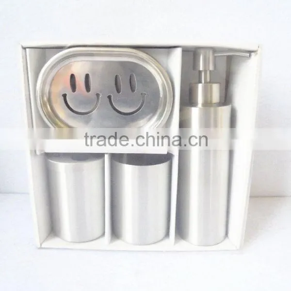 Wholesale Hot Sell 4 Piece Stainless Steel Bathroom Set photo-2