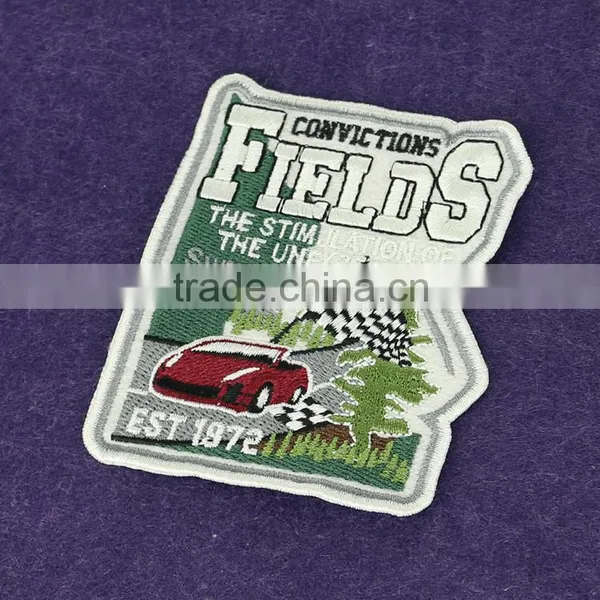 Iron-on Embroidered Patch,customized Self-adhesive Embroidery Patch photo-5