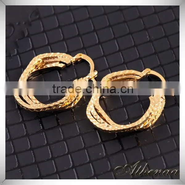 2016 Promotional Hot Sale Beautiful Rose Gold Earring Designs For Girls photo-3