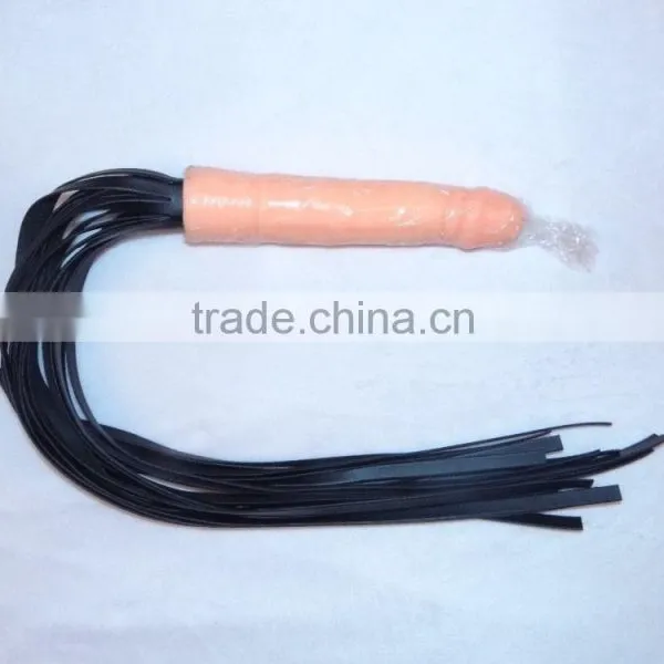 Funny Sex Toy Leather Adult Sex Whips, Women Whips, Silica Gel