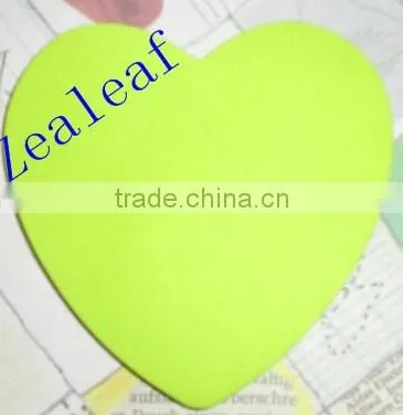 Hot Selling Promotional Sticky Notes Multycolor Sticky Notes Heart Shaped Memo Pad