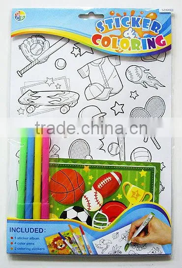 Coloring Sticker Set