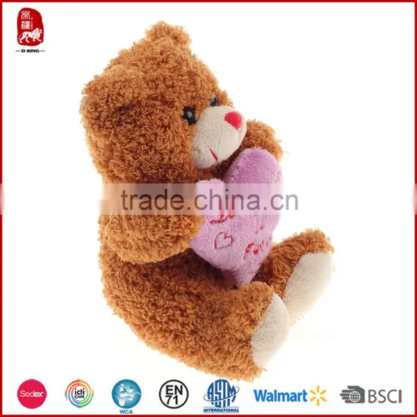 Yangzhou Manufacturer Lovely Cheapest Plush Toys Loving Heart Teddy Bear for Valentine photo-2