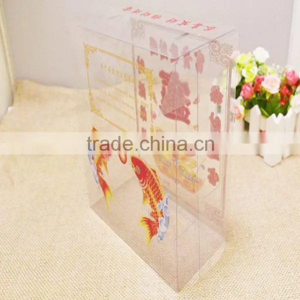 Clear Laser Golden PVC Cookies Packing Box photo-2
