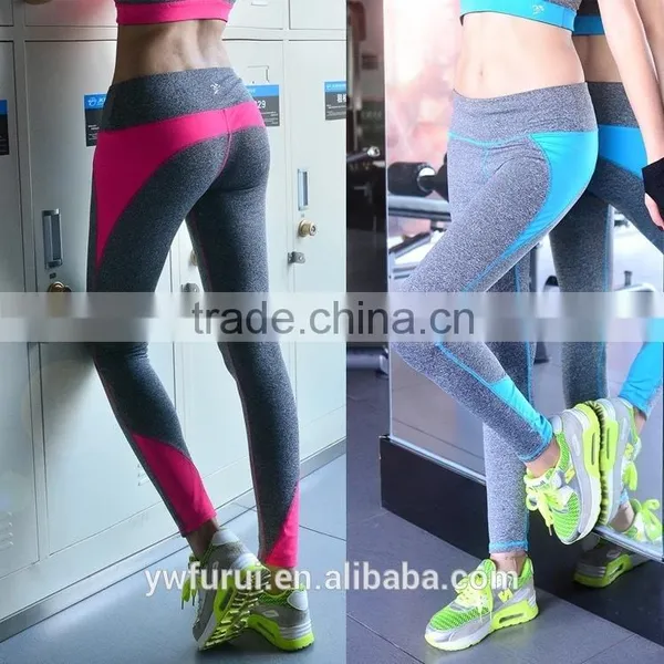 Mesh Insert Panel Black Dry Fit Women Yoga Wear,compression Pants,Women Fitness Leggings