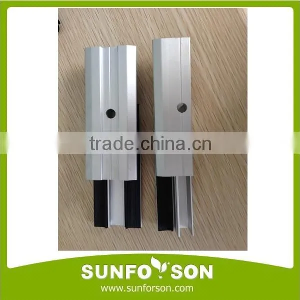 Extruded Aluminum Frameless Solar Panel Clamp photo-5