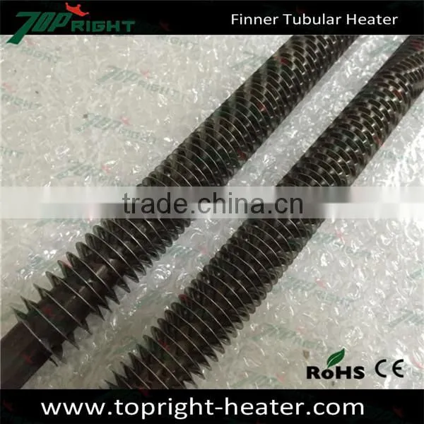 Stainless Customized 240v 3kw Finned Tubular Heater for Air Tube