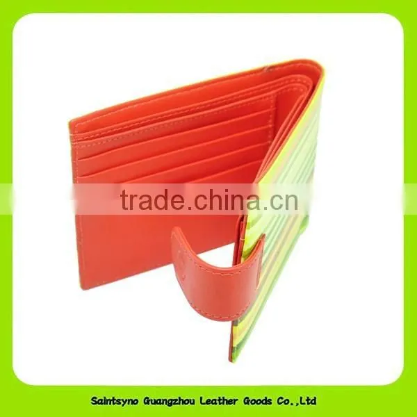 14334 Colorful Cheap Price pu Leather Lady Wallet With Coin Pouch photo-3