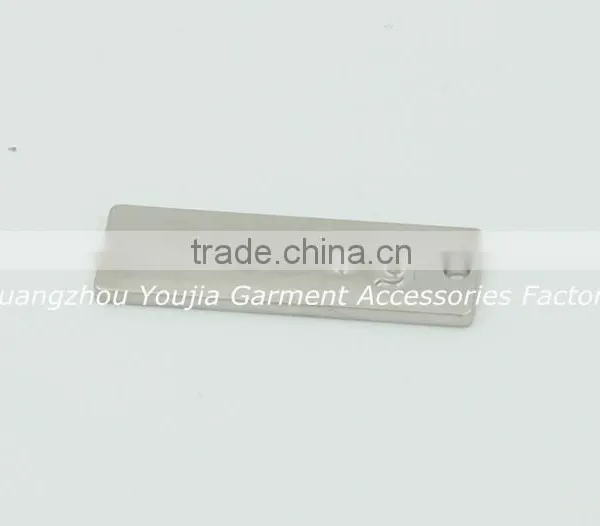 OEM Fashion Style Engraved Metal Label Jeans Tag photo-2
