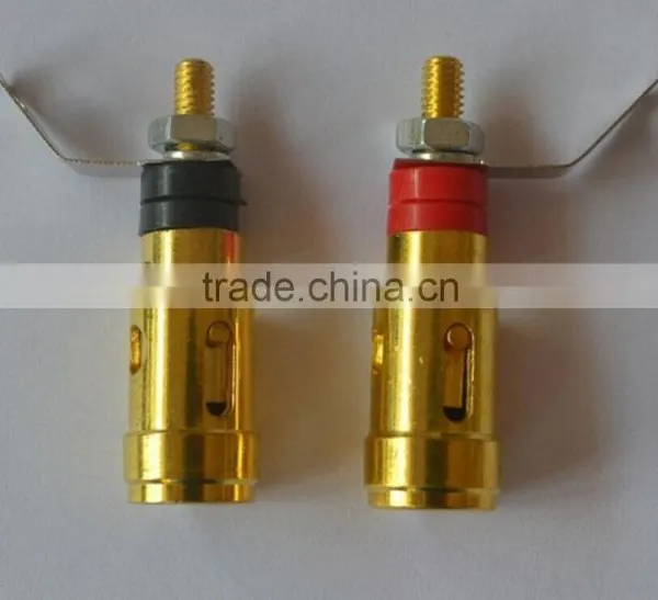 Binding Post Terminal with spring, Push Binding Post Connector