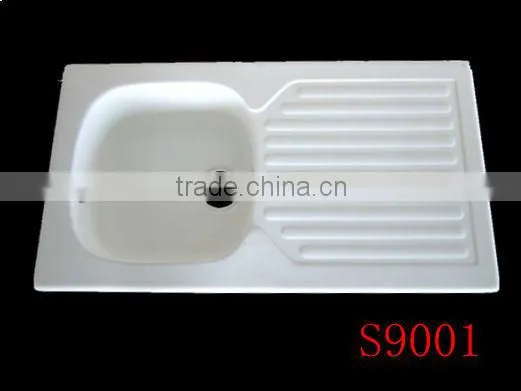 Mass Stock Artifical Stone Kitchen Sinks With Wash Board