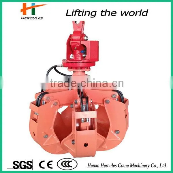 Hydraulic Orange Peel Rotating Grapple With 5 Teethes photo-2