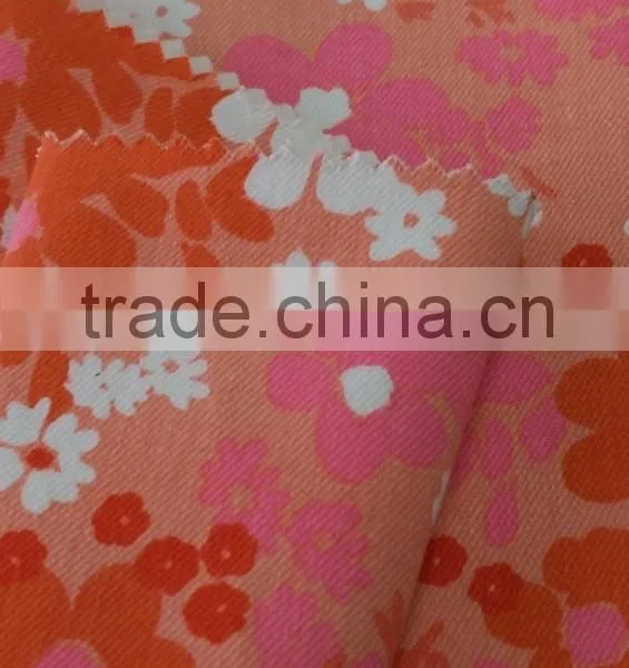 Plain Printed Cotton/100% Cotton Herringbone Twill Fabric photo-3