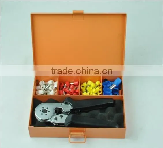 LSD Good Quilty LSC8-6-6TH Ferrule Crimper Set With Cable-end Ferrules Crimping Tool and Several Terminals Combinedin Iron Box photo-2