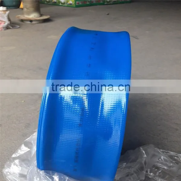 PE Layflat Irrigation Hose With White/ Black/ Blue Color photo-2