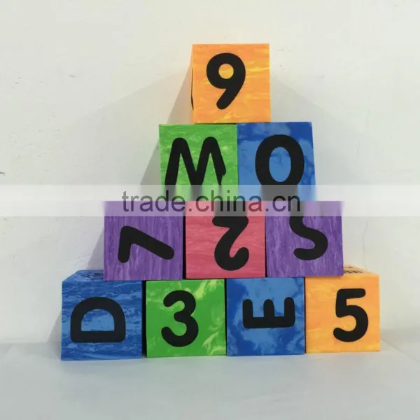 Charming Non-toxic High Quality Cheap EVA Foam Custom High Quality Plastic Alphabet Shape Building Block photo-5