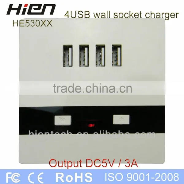 New Product Universal USB Wall Outlet Universal Electric Receptacles Wall Socket With USB Port Power Outlet photo-4