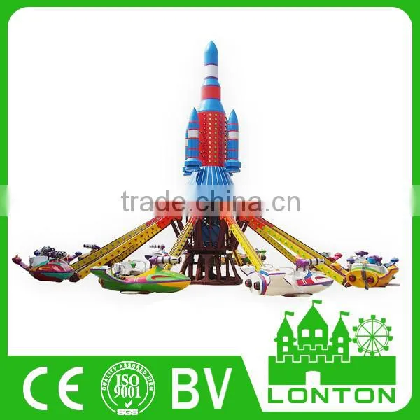 Kids Play Machine Fancy Amusement Park Rides Air Bumps Self Control Plane For Sale photo-2