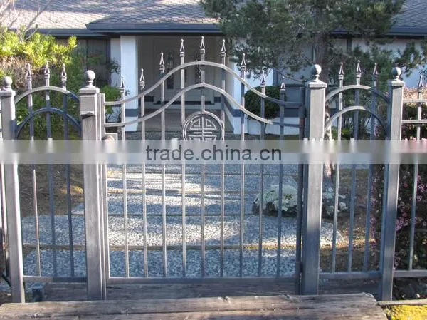 2016 New Design Antique Iron Garden Gate, Pedestrian Gate, Front Entrance Walk Gate on Online Shopping photo-3