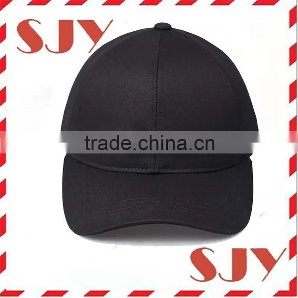 Wholesale 6 Panel Plain Fitted Sized Curved Baseball Cap photo-3