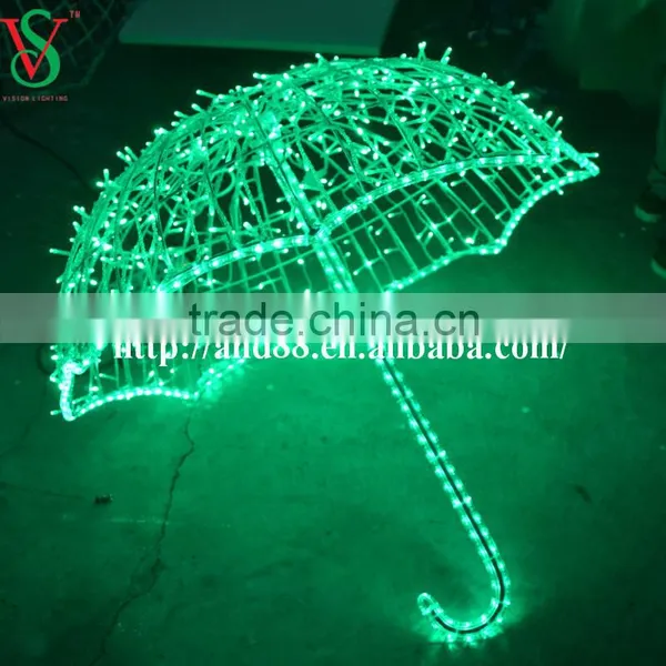 Christmas 3D LED Light Umbrella photo-3