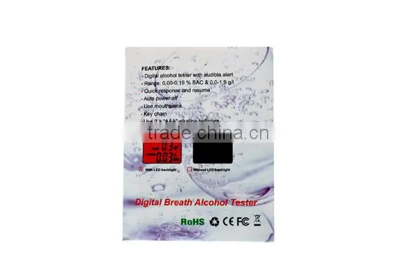 Personal Breathalyzer Alcohol Tester Keychain photo-6