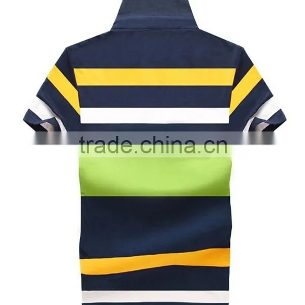 China Super Quality Fashion Striped Polo Men With Low Price photo-2