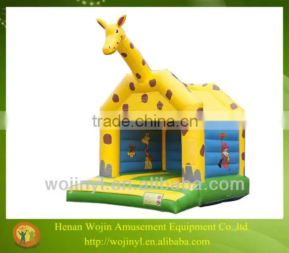 Funny Inflatable Bouncy Castle/smile Bouncy Castles/inflatables With Cute Animal