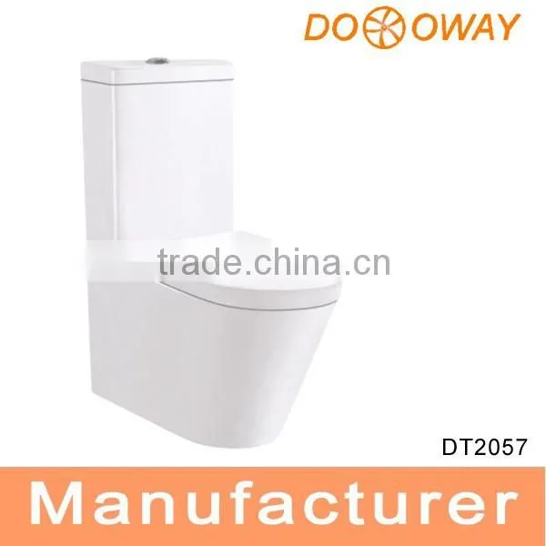 Western Style Bathroom Sanitary Ware Ceramic European Market Toilet D8080A photo-3