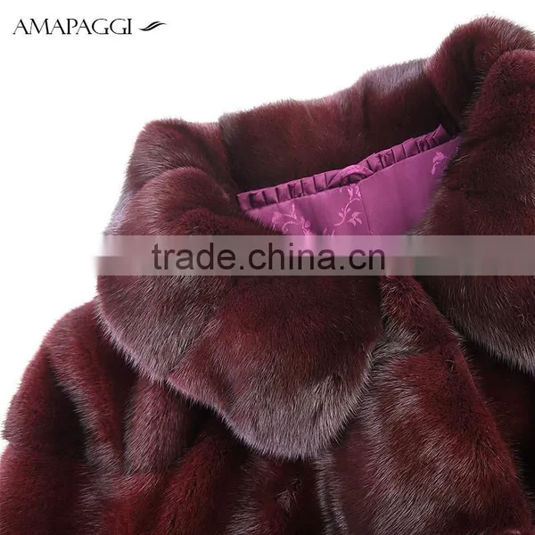 Factory Custom Made Fur Coat Mink photo-4