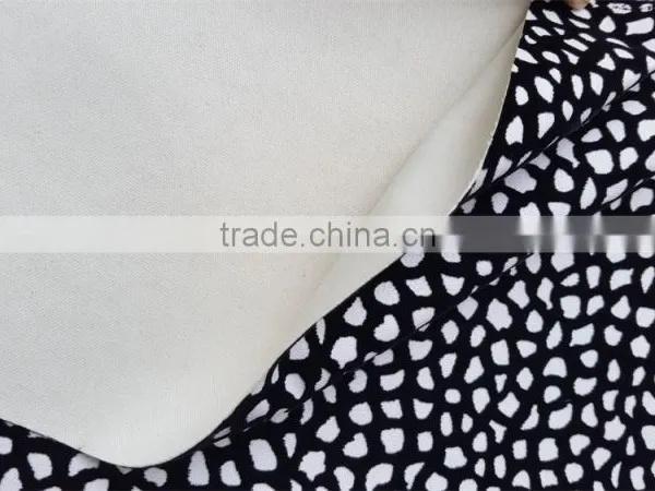PU Flock Leather Fabric Used for Furniture, Sofa and Home Decoration With Different Design photo-5