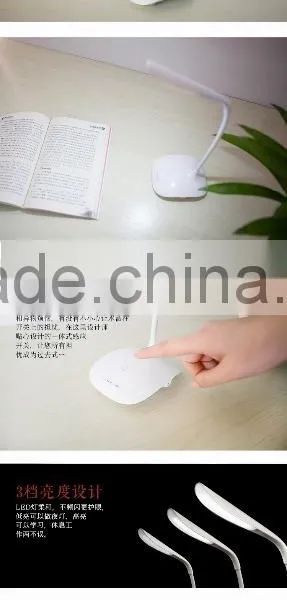 14 LED Rechargeable Dimmable Touch Sensor LED Book Reading Light Brightness Adjustable Table Lamp photo-3