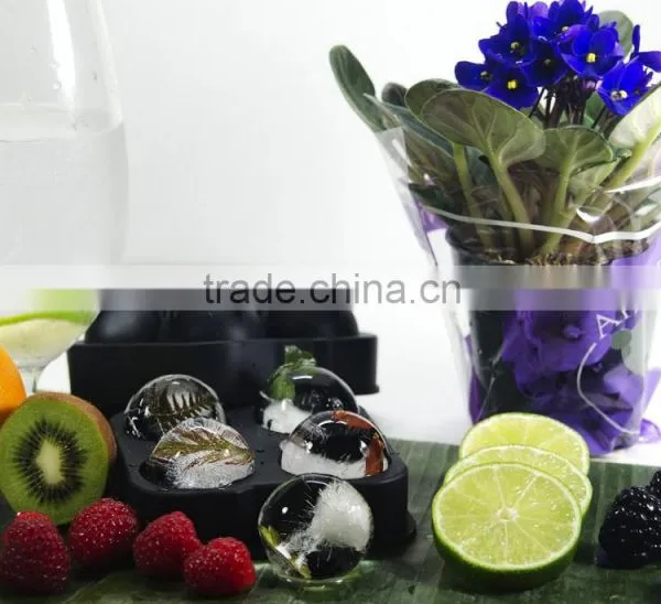 I Love Ice - Ice Ball Maker Mold - 6 Whiskey Ice Balls - Premium Round Spheres Tray photo-5