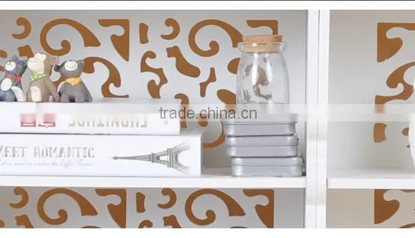 FH-CDR8022 DIY Wood-Plastic Display White Organizer Shelf for Sale photo-5