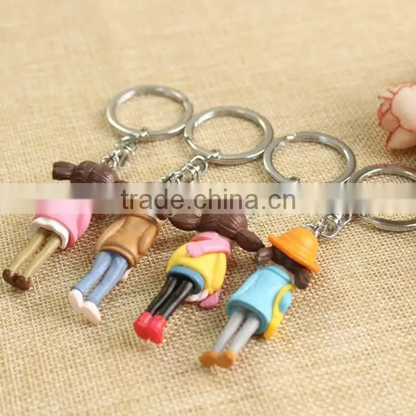 Cartoon Child Mini Keychains, Custom Made Metal Keychains, Custom Made Metal Cartoon Child Mini Keychains Manufacture photo-3