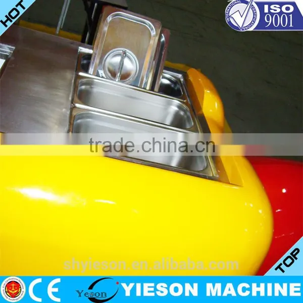 0.3 Ton Food Cart Trailer / Hot Dog Cart Churros Food Trailer With 12 Months / 2.2 m Length Mobile Food Trailer photo-5