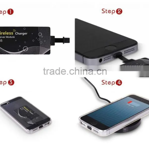 Unique Qi Standard Wireless Charger Kit (Charging Pad And Receiver Module Included) For IPhone5/5S/iPhone6/iPhone6 Plus photo-6