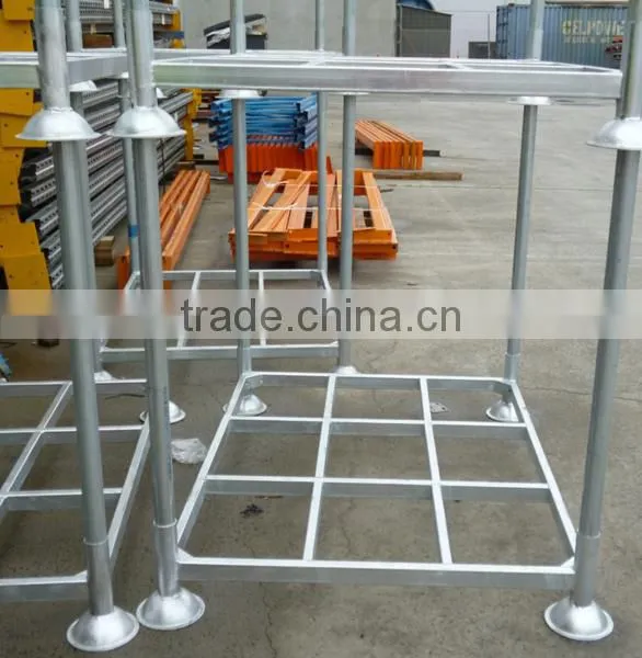 Steel Crowd Barrier Stillage Stackable Forklift Stillages for Crowd Cotrol Barrier or Event Fence